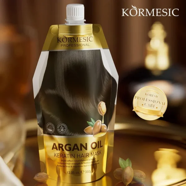 ARGAN OIL KERATIN HAIR MASK SMOOTH SOFT SHINY HAIR 350g