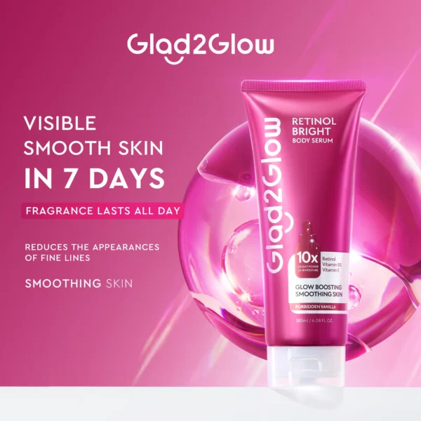 Glad2Glow Retinol Bright Body Serum 180ml
