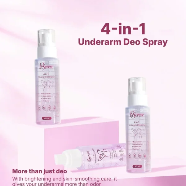 K-serene 4 In 1 Underarm Deo Spray 60ML