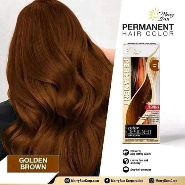 Merry sun Hair Color Golden brown