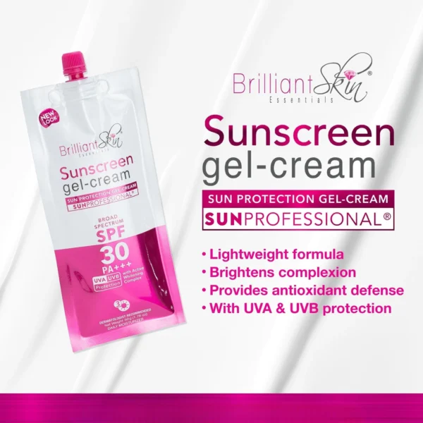Brilliant Skin Essentials SPF30 UVA+UVB Protection Sunscreen Gel Cream 50g