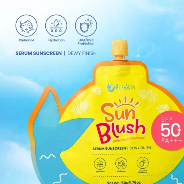 Her Skin, Sun Blush Serum Sunscreen SPF50 PA+++ 50g