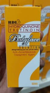 RDL, Hydroquinone + Tretinoin Babyface Solution RX3 60ml
