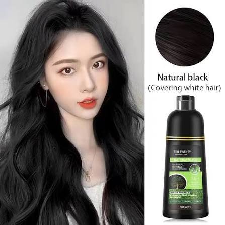 Ten Twenty Natural Black Hair Dye Shampoo