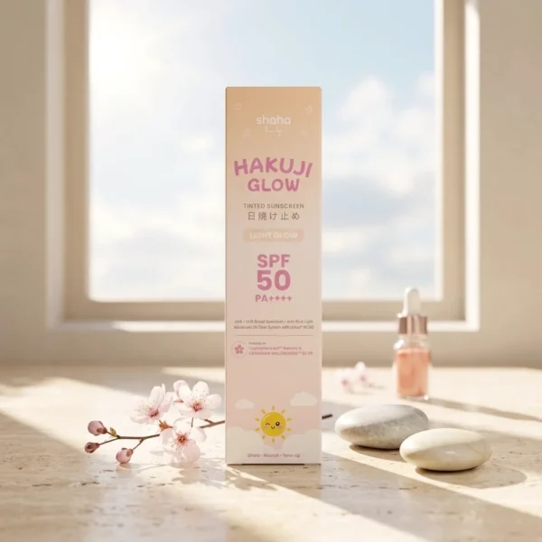 Shaha Beauty, Hakuji Glow Sunscreen Light Glow SPF50 PA++++ 30ml