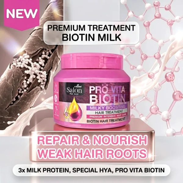 A Bonne Salon Pro Vita Biotin Milky Boosting Hair Treatment – 450g